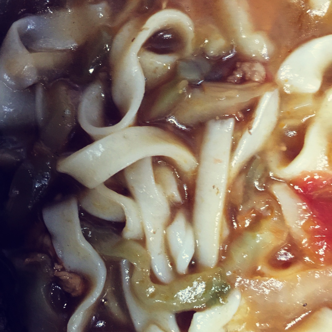 香辣榨菜肉丝面