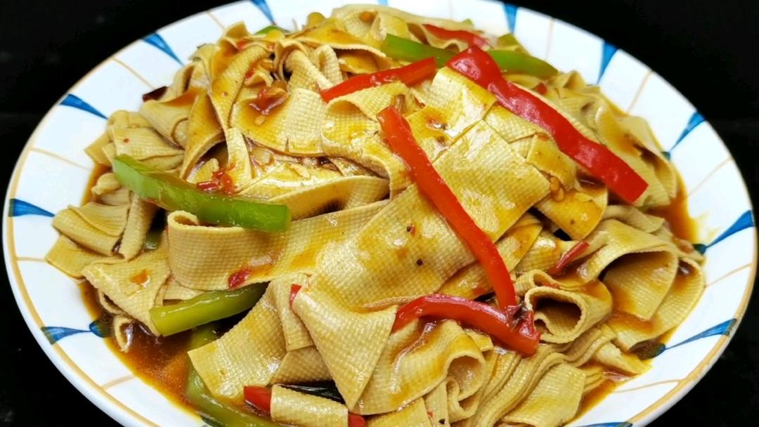 香辣豆腐皮的做法