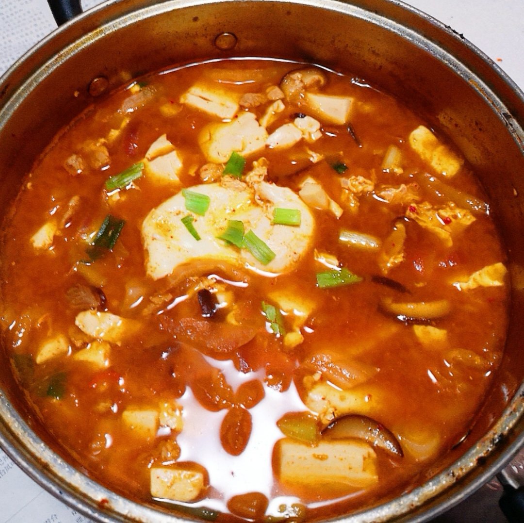 韩式豆腐锅 Korean Tofu Hotpot