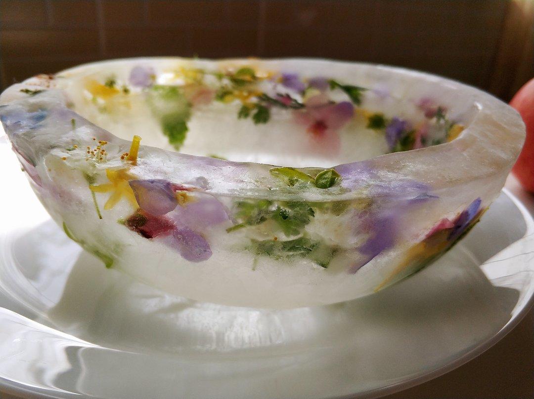 手机用户光脚猫做的鲜花冰碗 ice bowl