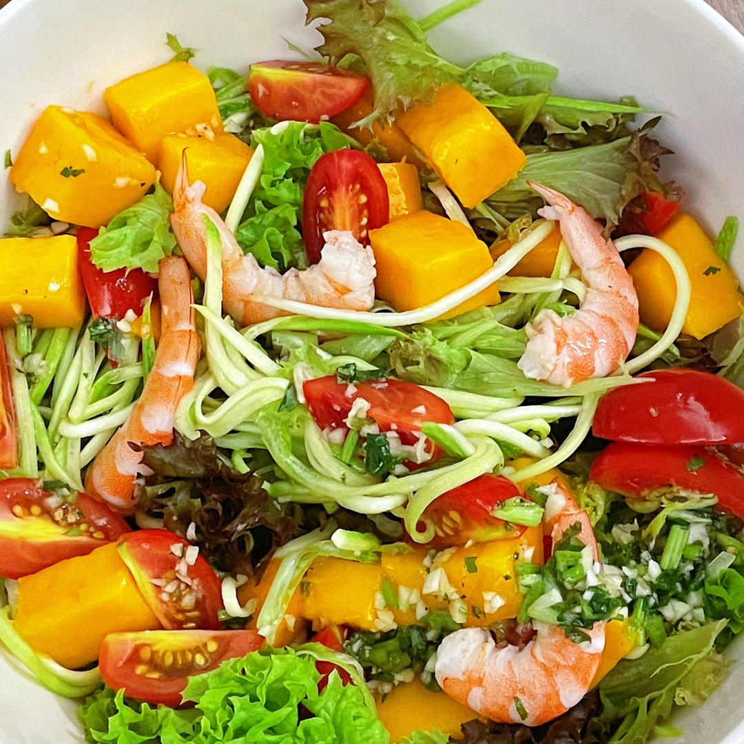 泰式鲜虾芒果沙拉