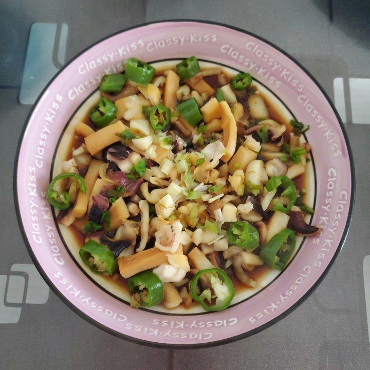 清蒸干墨鱼