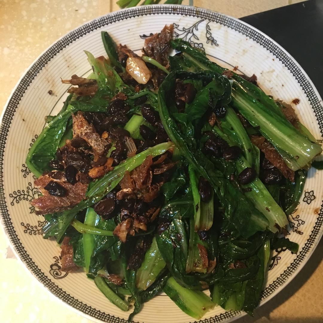 豆豉鲮鱼油麦菜