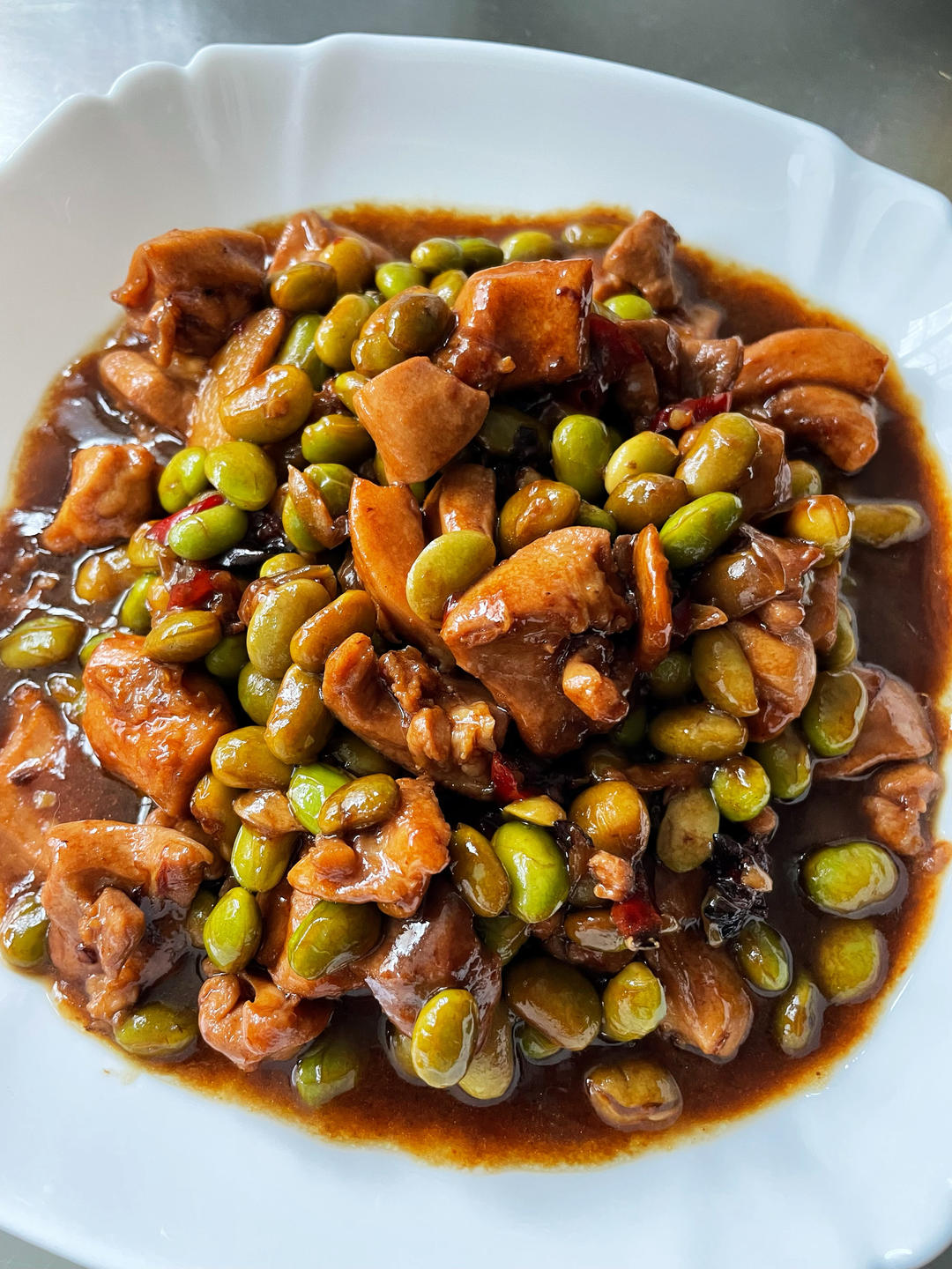 下饭菜｜毛豆烧鸡腿🍗真的pangpang香🔥