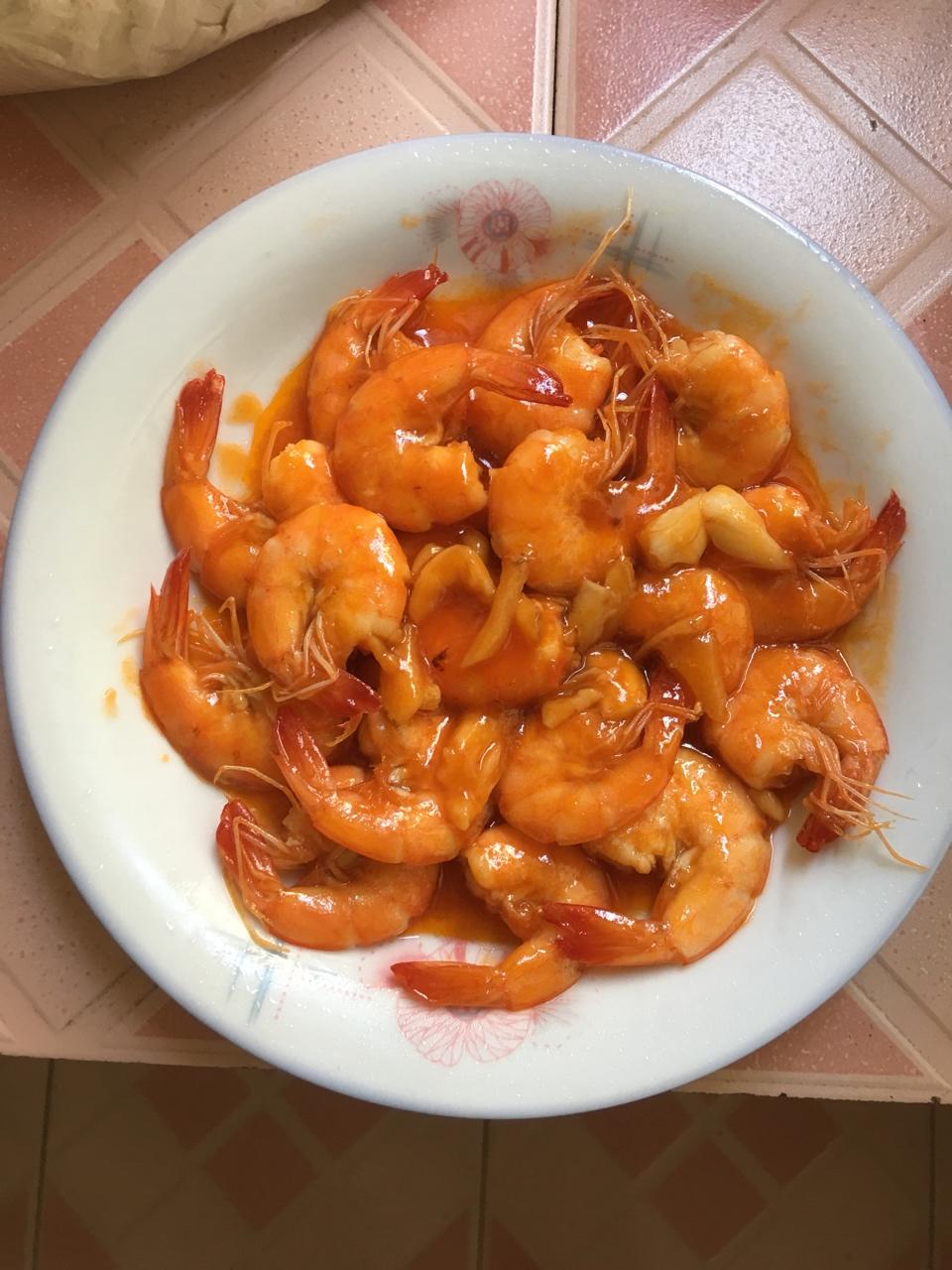 黄晓明茄汁大虾－中餐厅