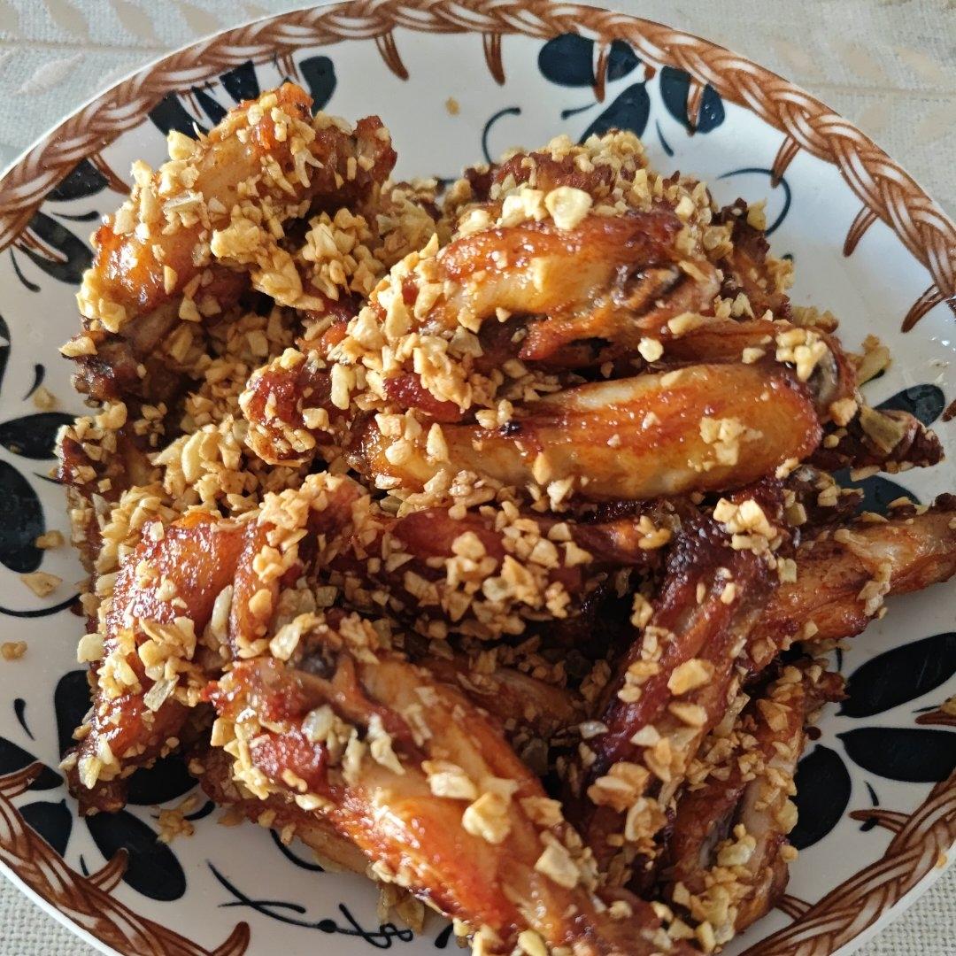 蒜香鸡翅｜孩子们的最爱