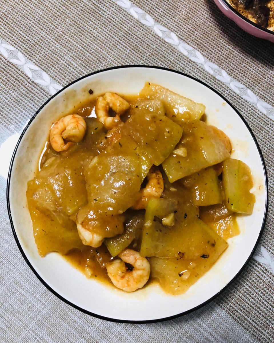 蚝油海米烧冬瓜