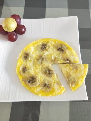 奶酪鸡蛋香蕉饼（辅食）的做法 步骤7