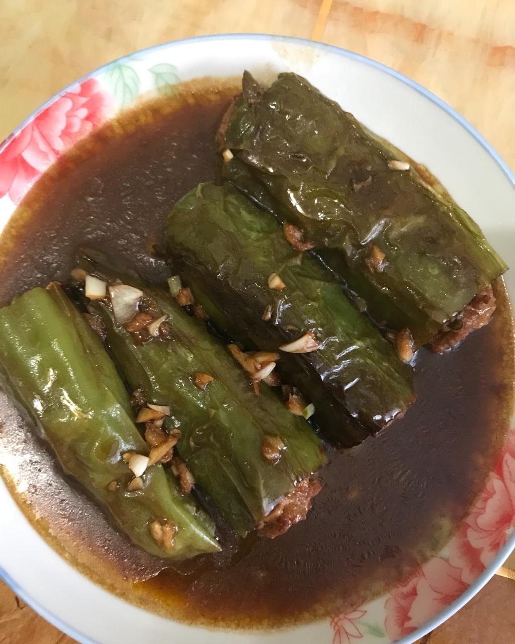 下饭菜肴--青椒酿肉