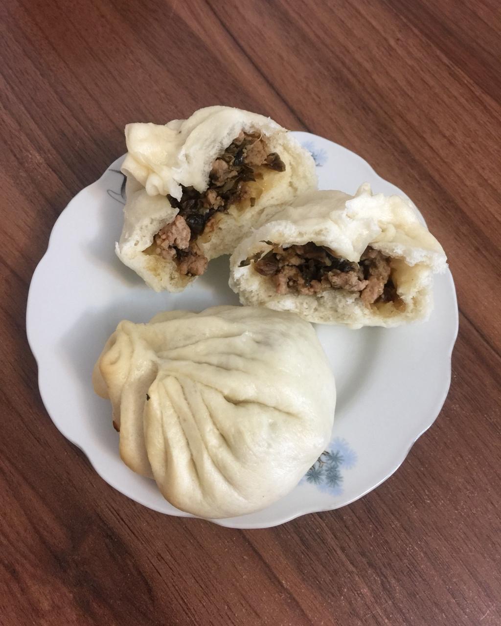 阿逊的菜菜做的梅干菜猪肉包(精华版)