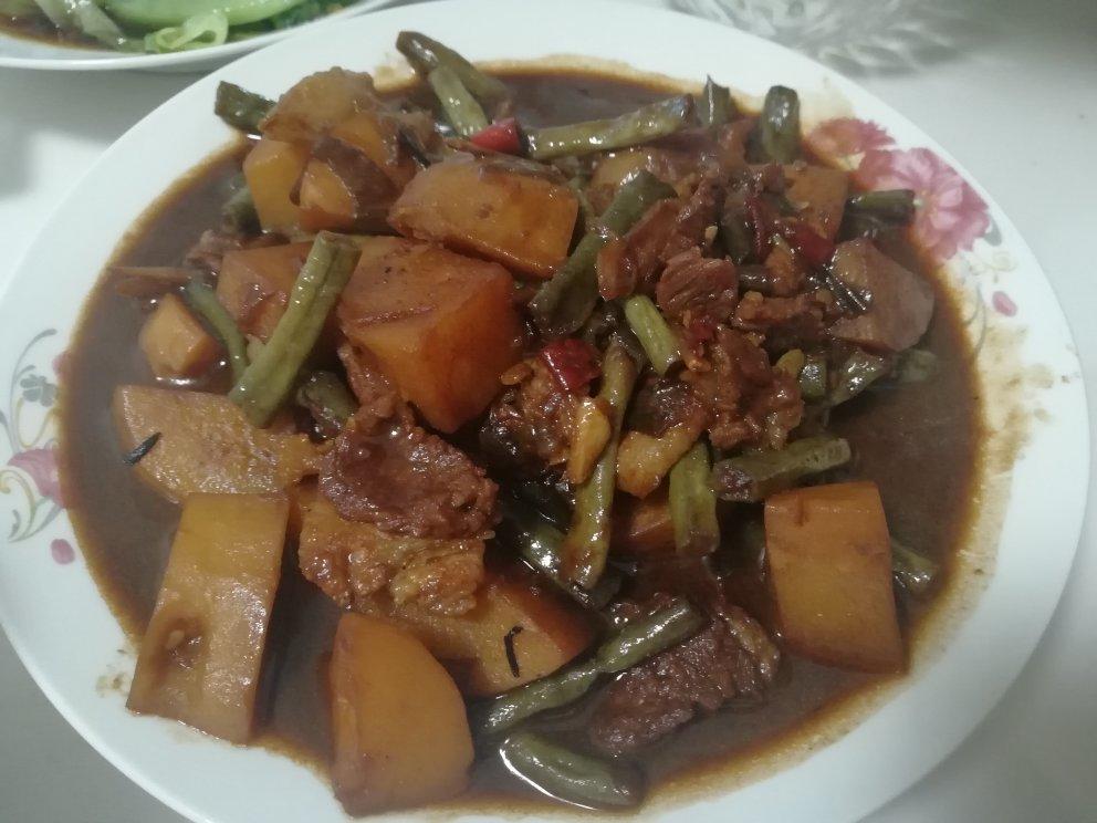 东北土豆炖豆角