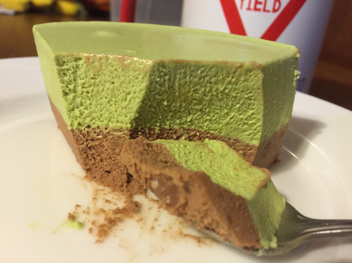 巧克力抹茶慕斯蛋糕