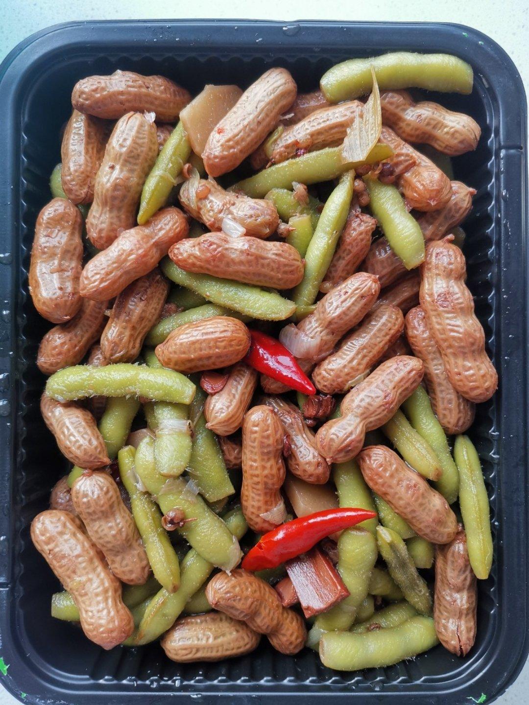 夏日必备煮五香毛豆花生🥜