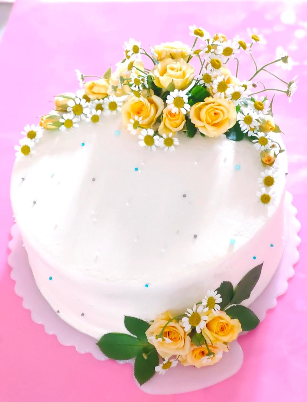 鲜花蛋糕