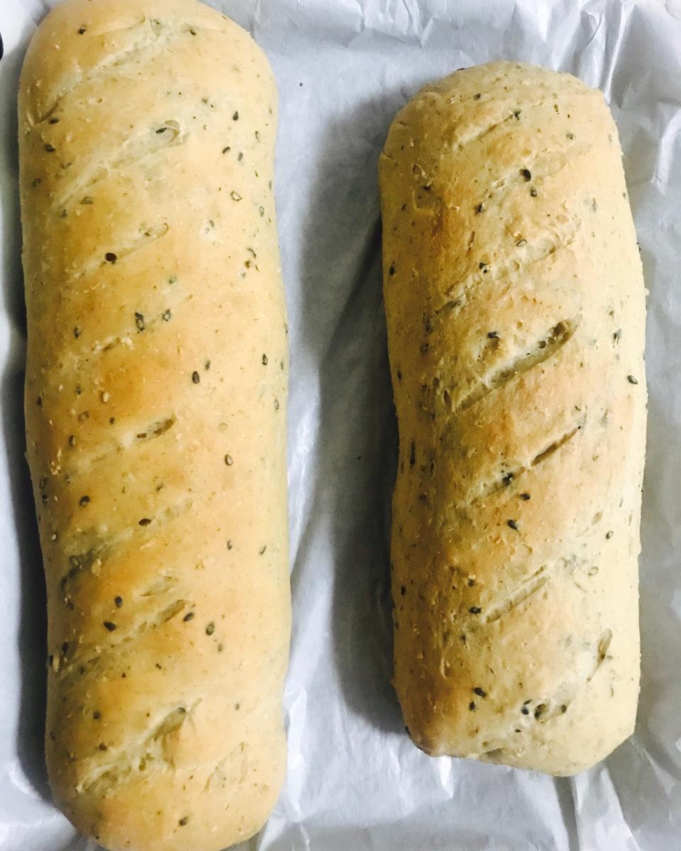 赛百味面包胚--蜂蜜燕麦面包 50%全麦 山寨版