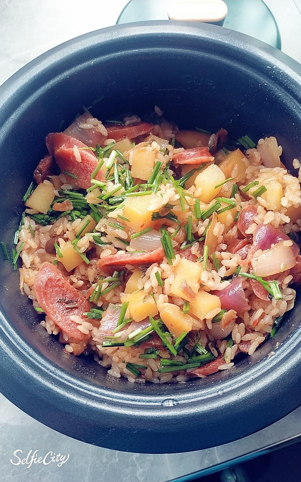 懒人煲仔饭（电饭锅）
