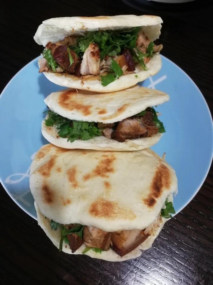 肉夹馍(白吉馍的制作)