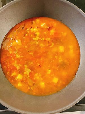 西红柿青菜面疙瘩，汤鲜味美，儿时的味道的做法 步骤6