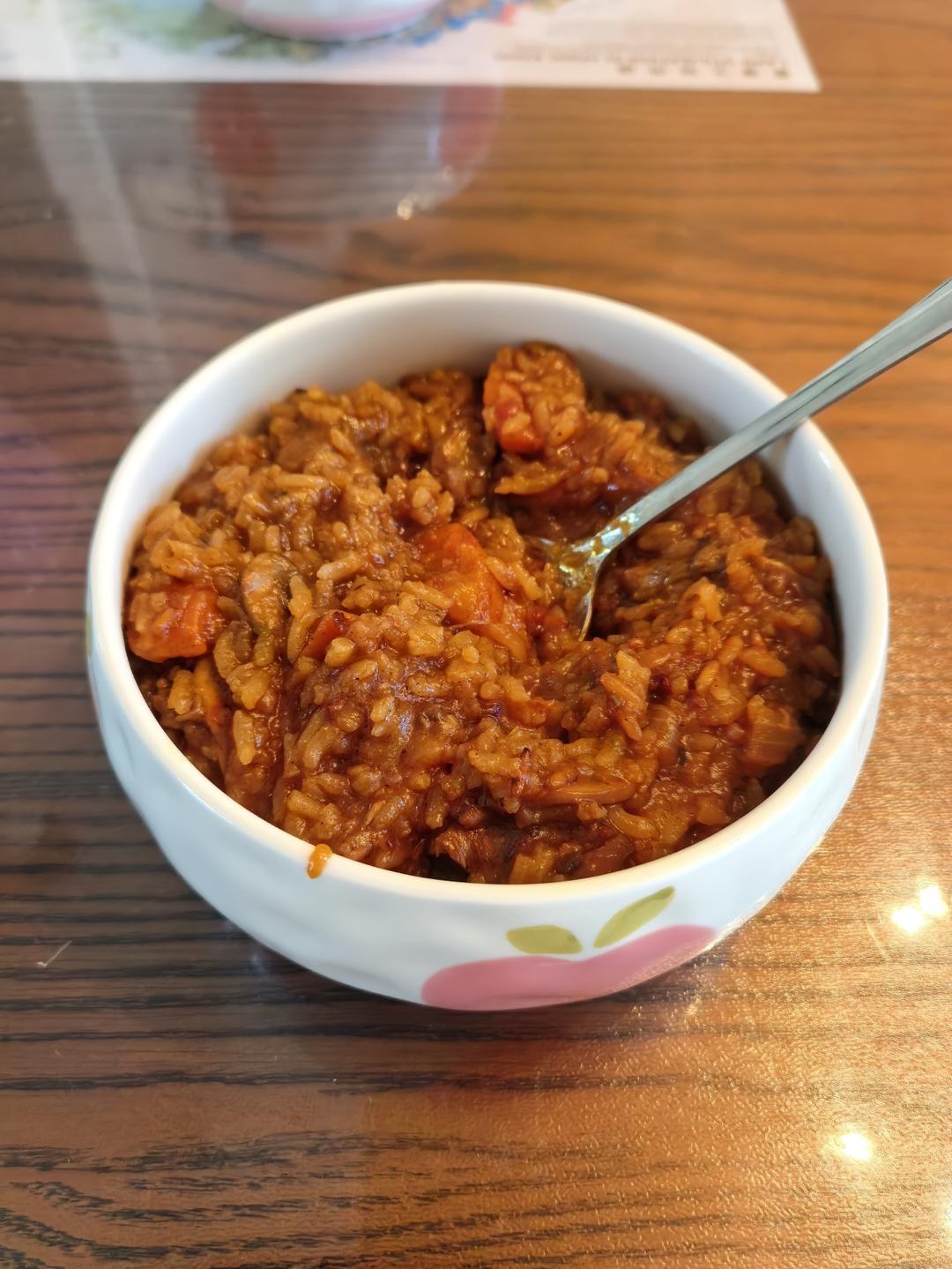 红烩牛肉烩饭的做法