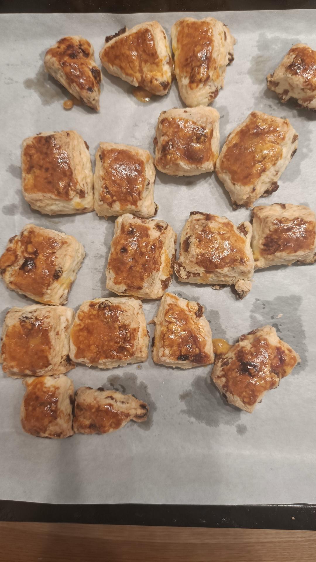 消耗淡奶油的司康