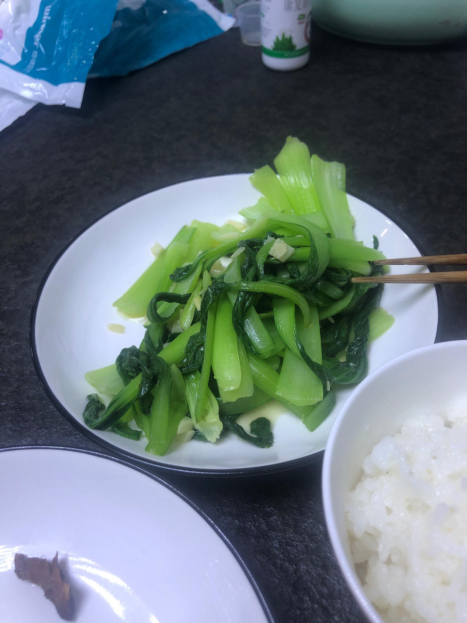 炒青菜，脆而不生，熟而不老