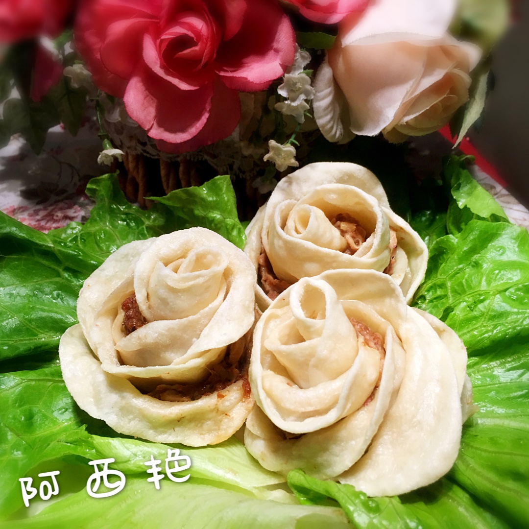 玫瑰花饺子