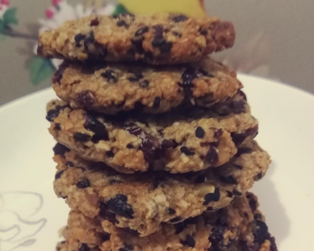 燕麦饼干～减脂期快手零食的做法