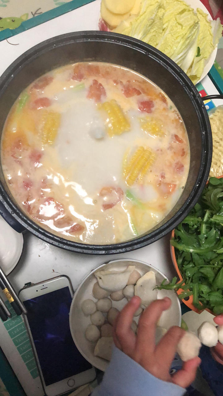 宅家简易火锅汤底