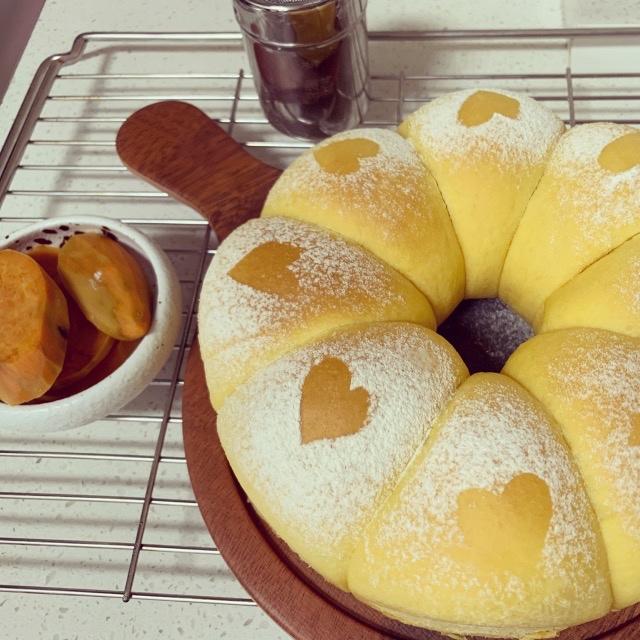 红薯奶油面包