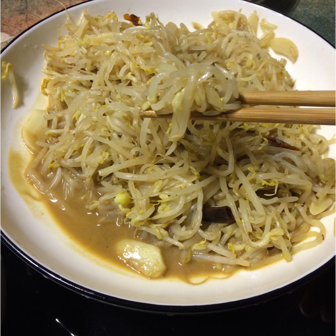 酸爽的醋溜豆芽