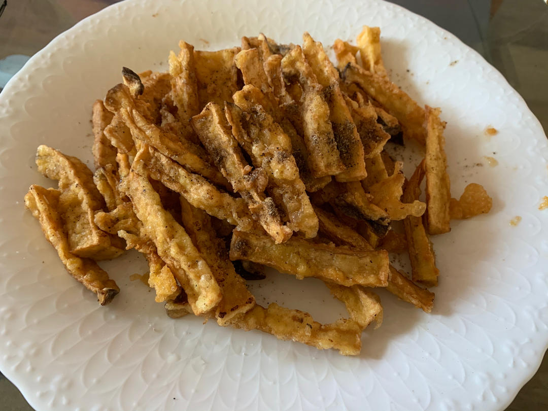 🔥外酥里嫩❗️椒盐杏鲍菇