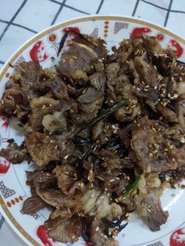 葱爆孜然羊肉