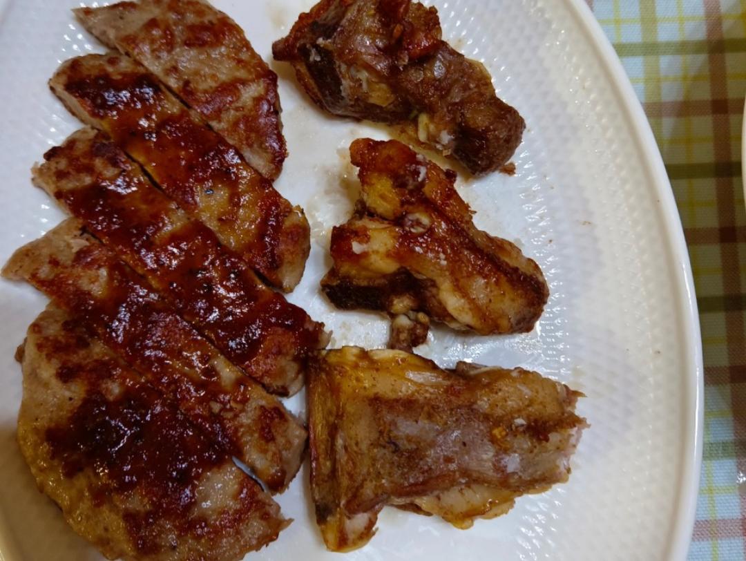 超简单 空气炸锅烤羊排