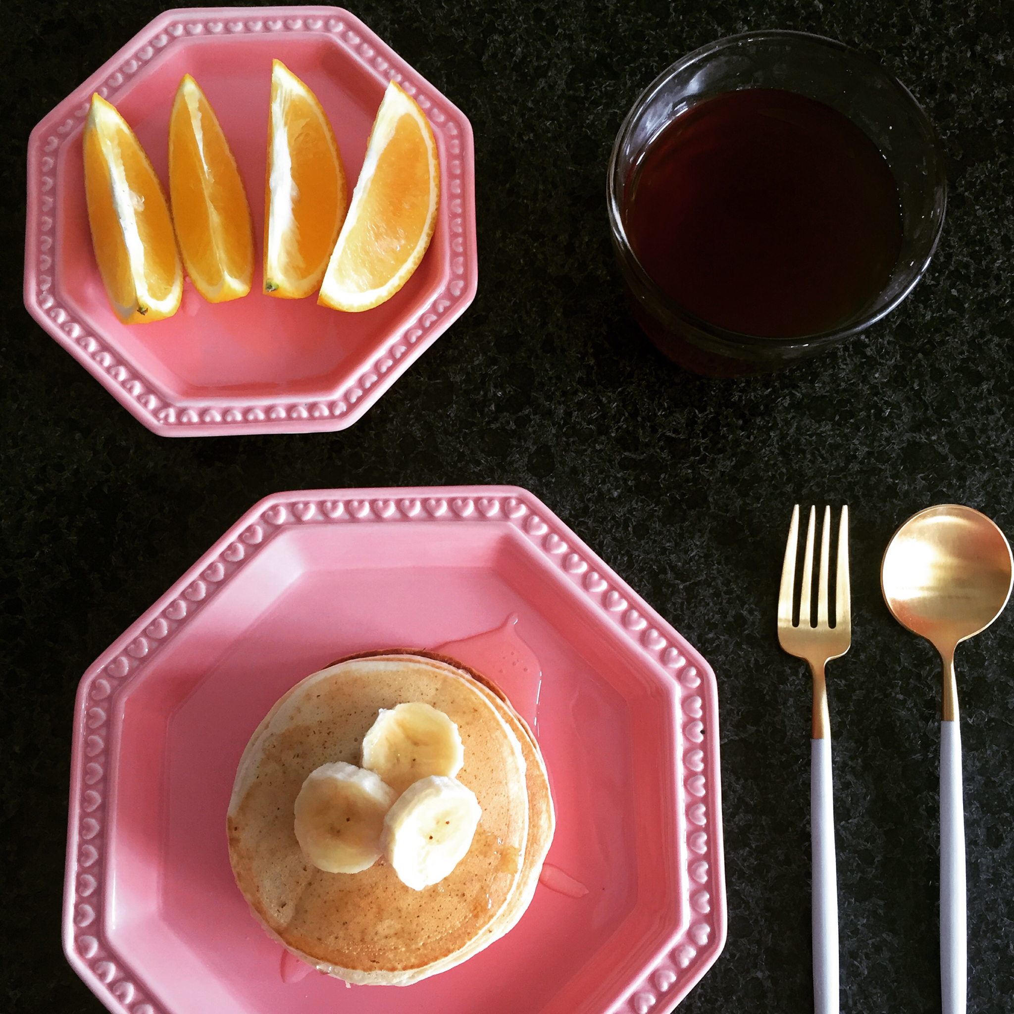 香蕉牛奶小煎饼