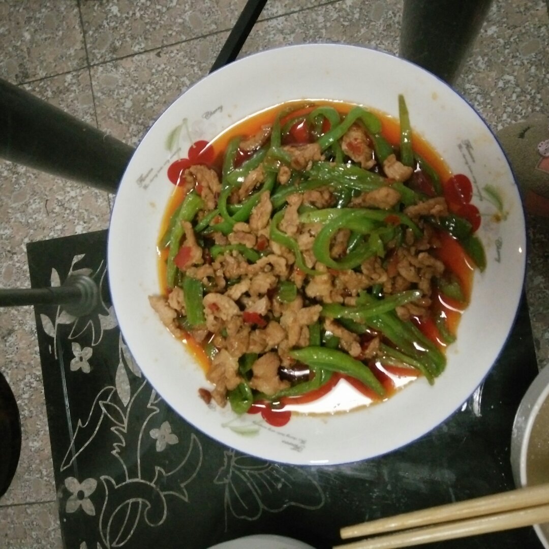 青椒炒肉丝
