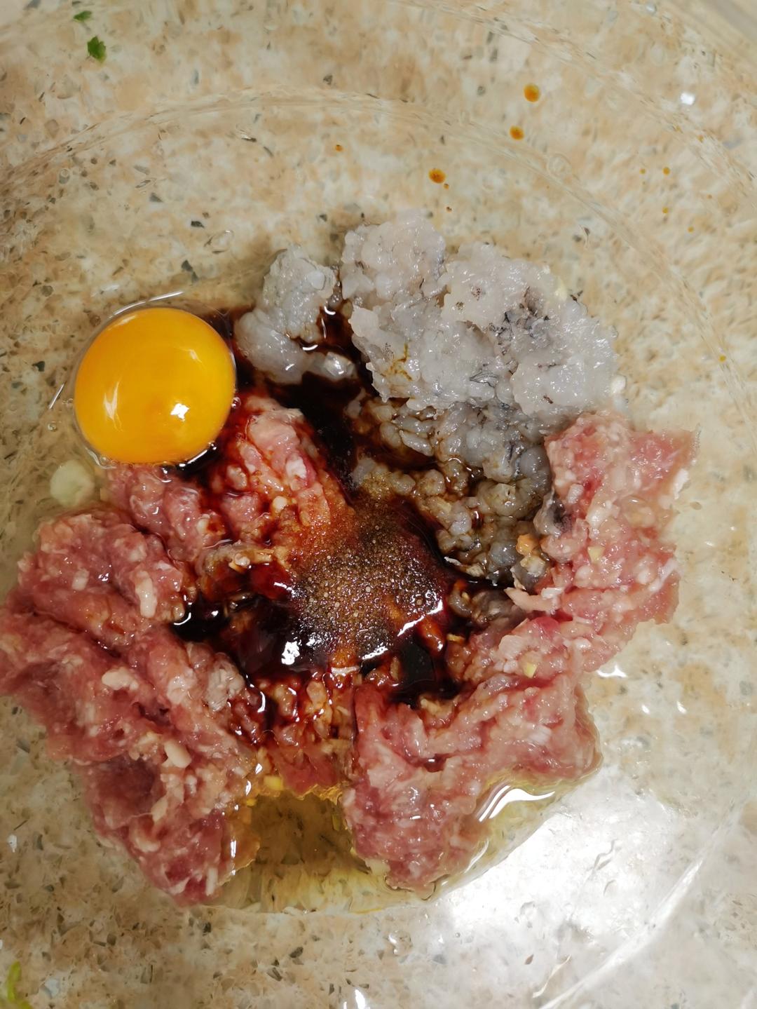 肉不柴的馄饨馅