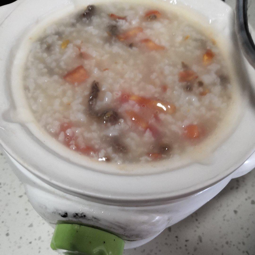 番茄牛肉粥🍅