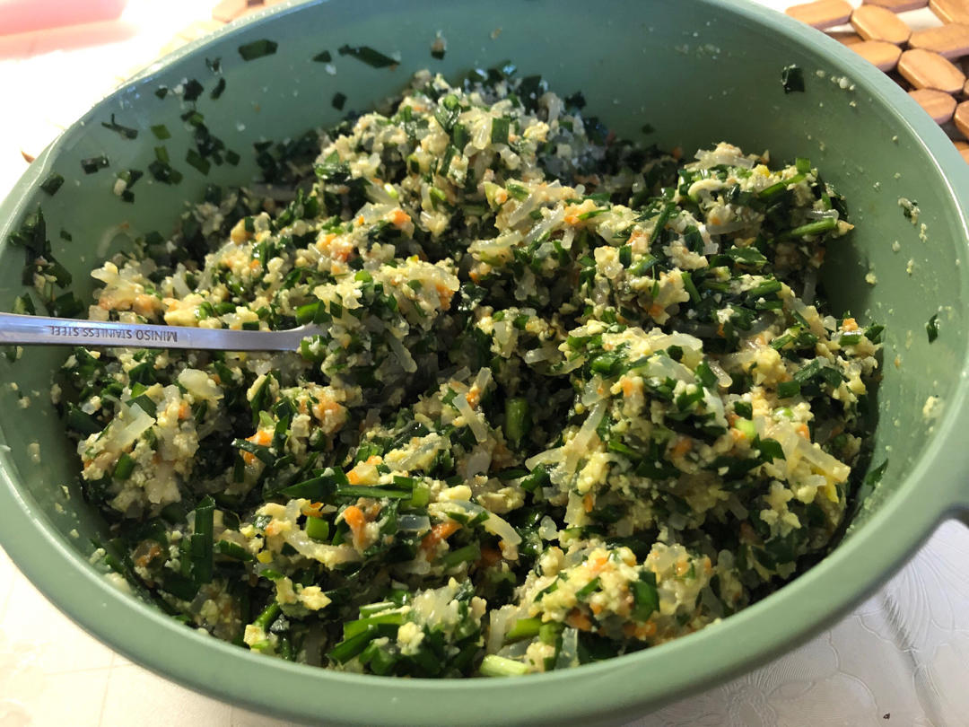 韭菜鸡蛋粉条饺子馅