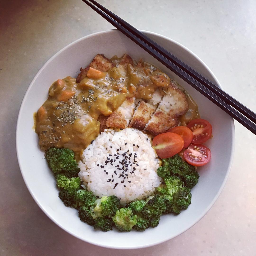 素咖喱饭