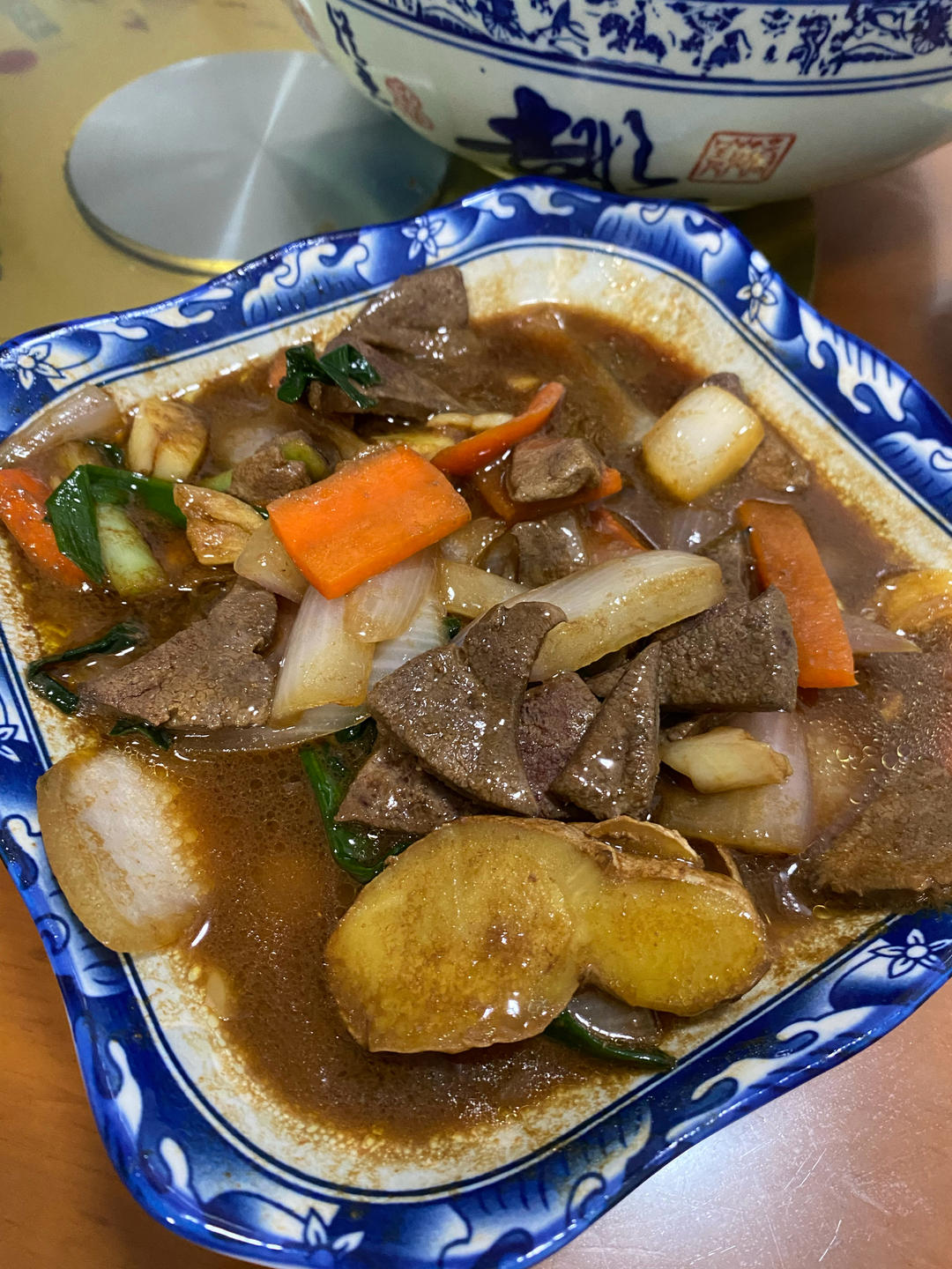 嫩炒猪肝