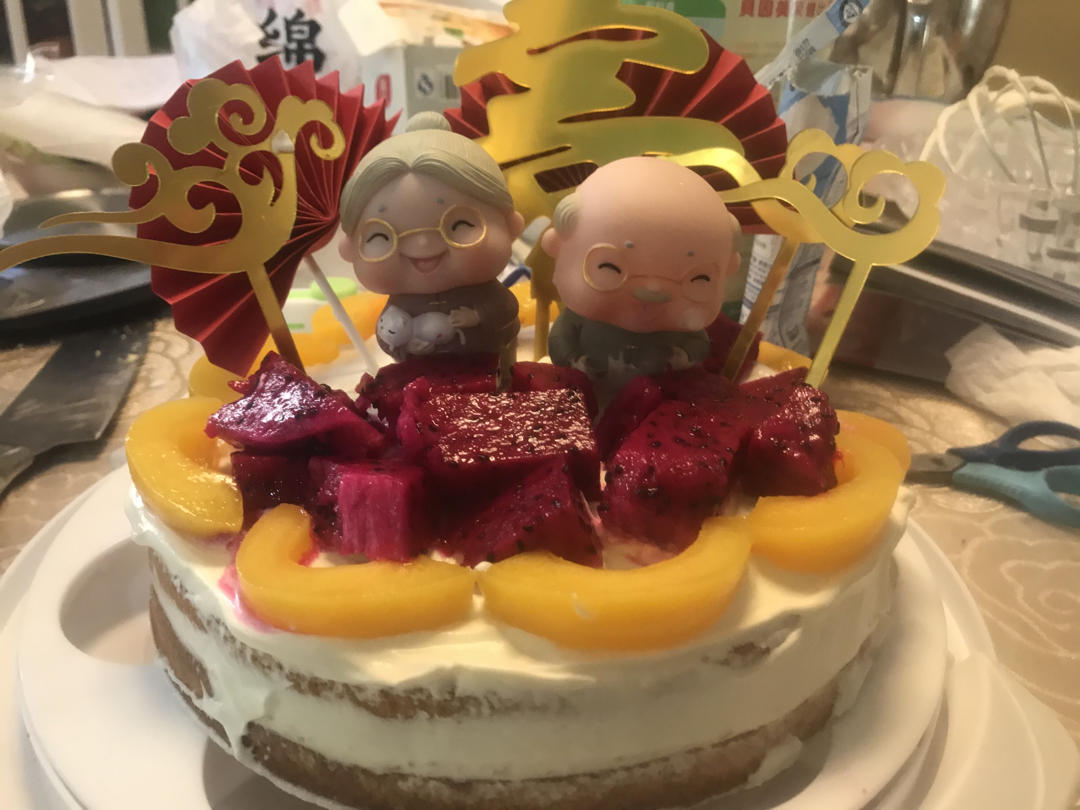 各种简易式水果蛋糕装饰