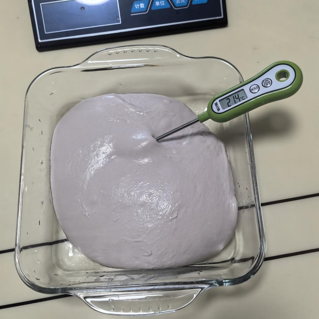 新手友好-直接法清新茉莉酵液蜜桃吐司