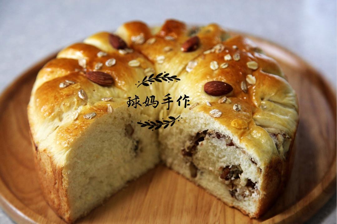 奶油乳酪核桃面包