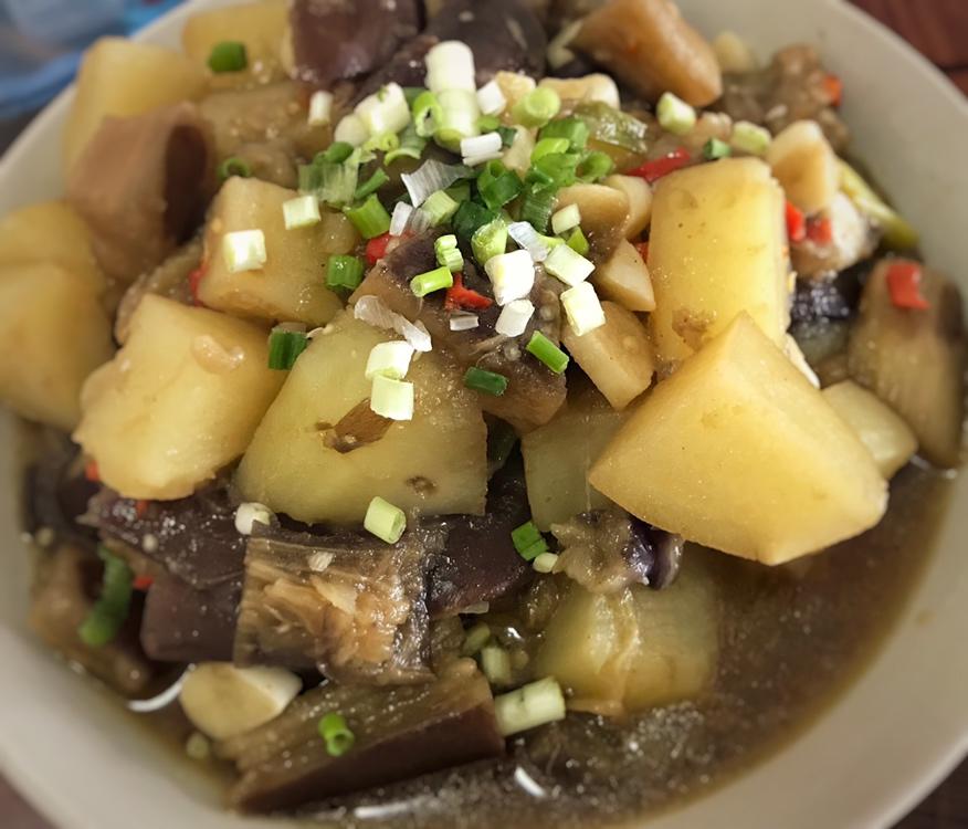 土豆炖茄子