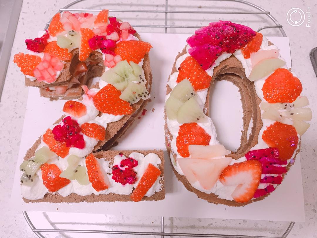 数字蛋糕（戚风版）