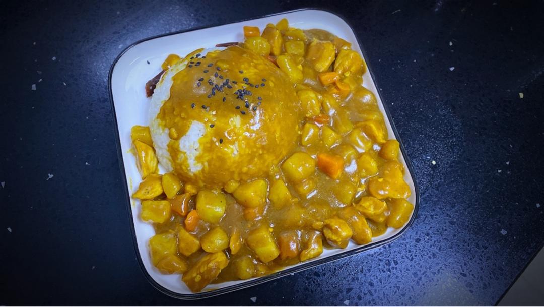 咖喱鸡（鸡胸肉版）