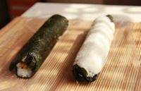 简单寿司/鸡蛋寿司/反转寿司/花样寿司/紫菜包饭的做法 步骤21