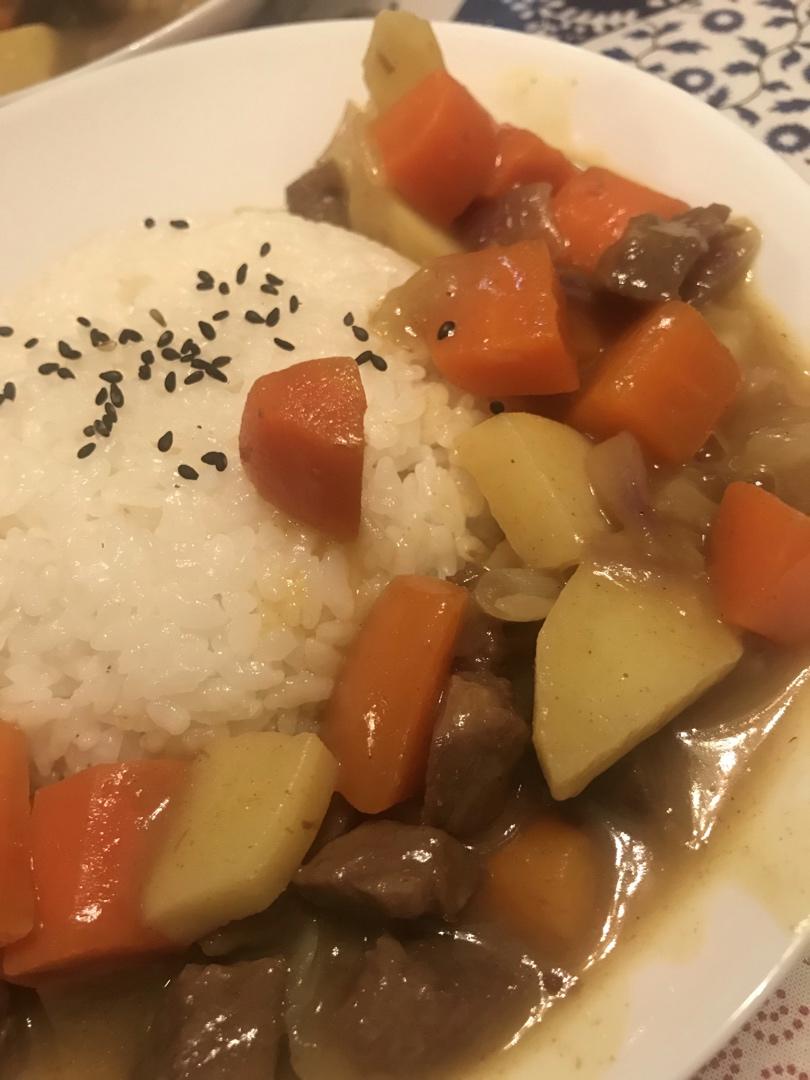 堂妈教你做咖喱牛肉饭
