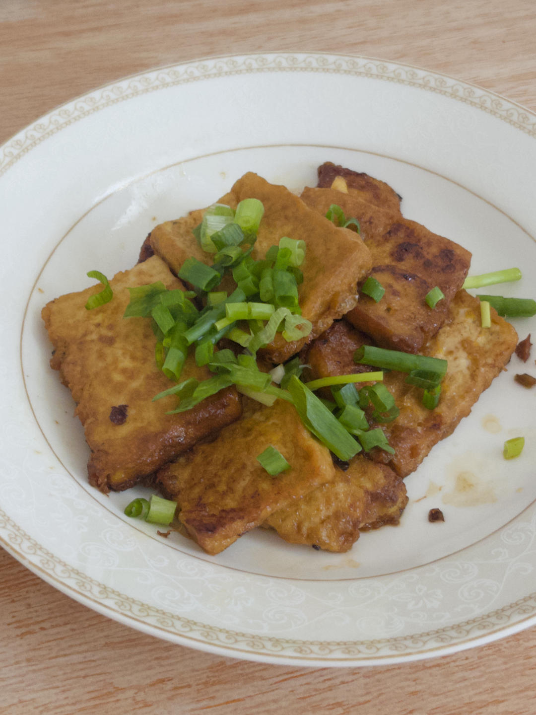 焖煎豆腐