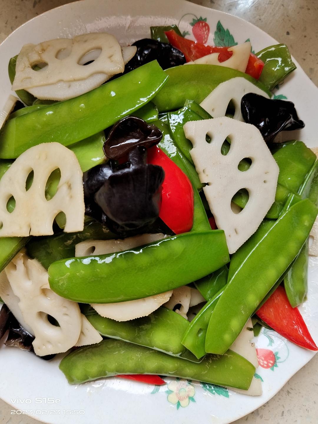 小炒荷兰豆木耳